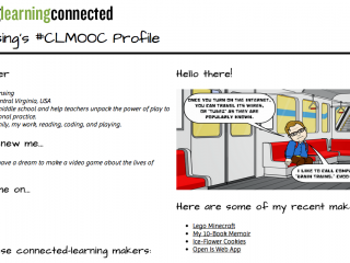 Create a #CLMOOC Profile (non-Thimble version)